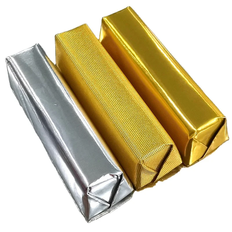 Colorful 16*19cm 1000pcs composite thick chocolate wrapping paper food packaging aluminum foil sheets
