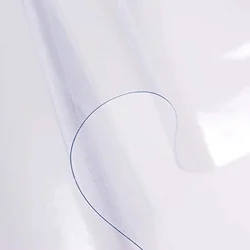 Factory Custom Clear Vinyl Tablecloth Protector Waterproof/Oil-Proof Plastic Rectangle Transparent Sheet Table Cover