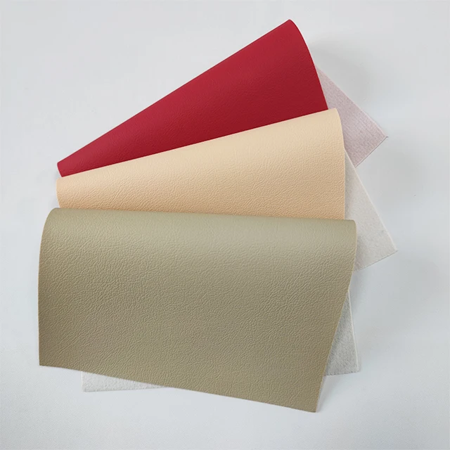 Cactus Plant Vegan Leather Anti Hydrolysis Bio Based Leather For Bags And Shoes PVC Furniture Leather