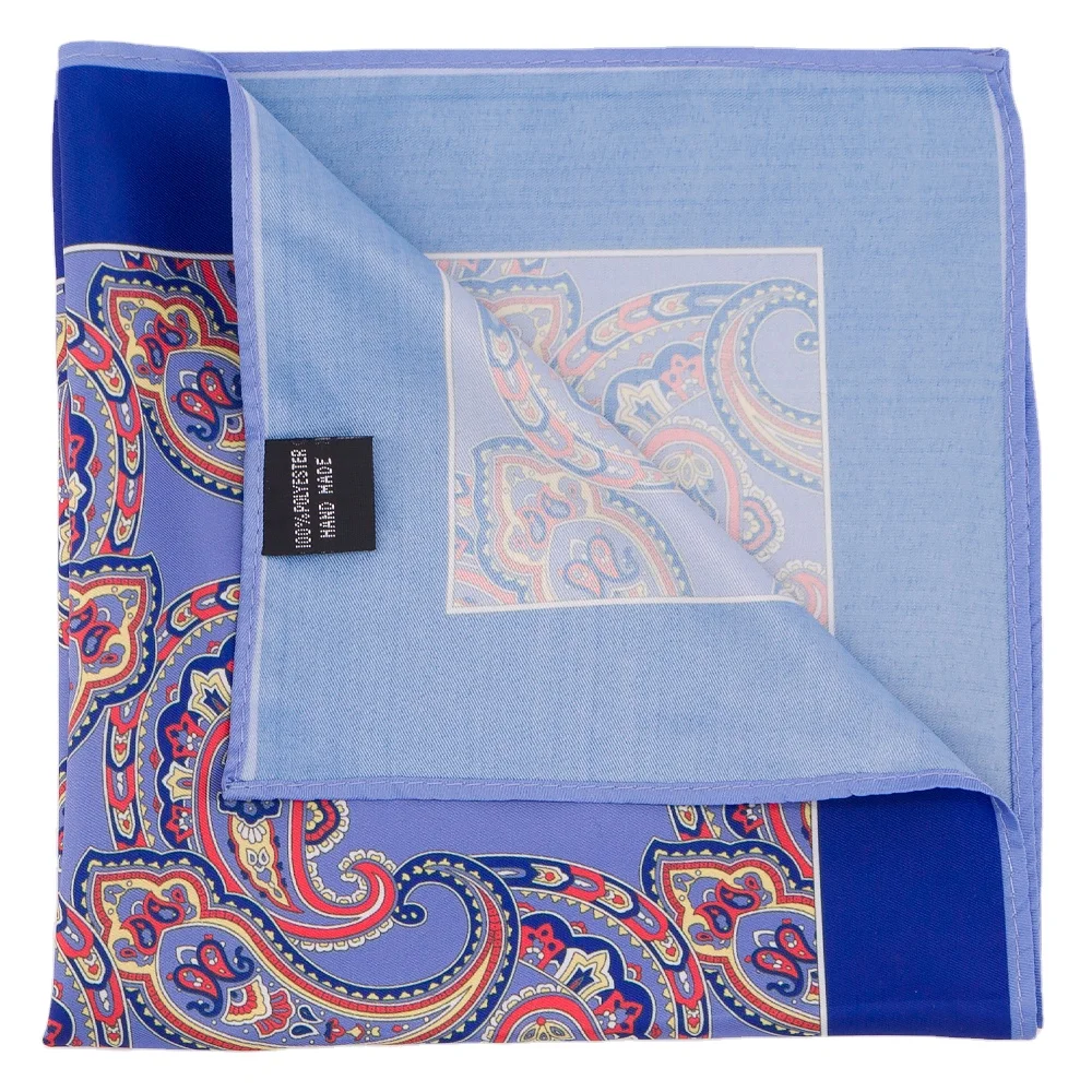 Manxiang Custom Men Handmade 100% Pure Organic Silk Square Pocket