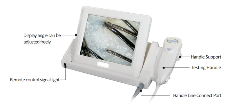 Digital Skin Moisture and Oil Fluorescent Agent Detection Moisture Analyzer Tool skin analyzer detection skin beauty facial care