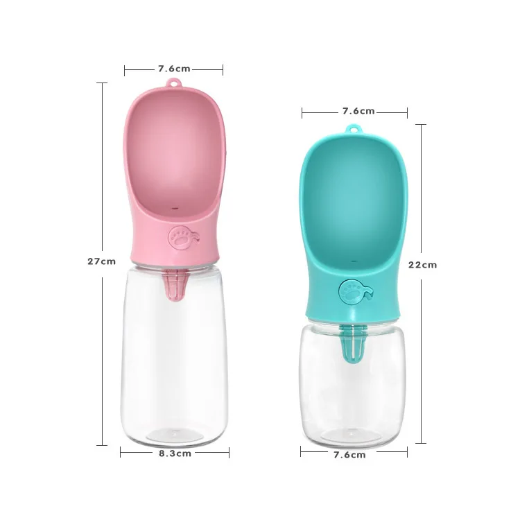 
Wholesales Manufacturer Travel Outdoor Portable Plastic Pet Dog Drinking Water Bottle 