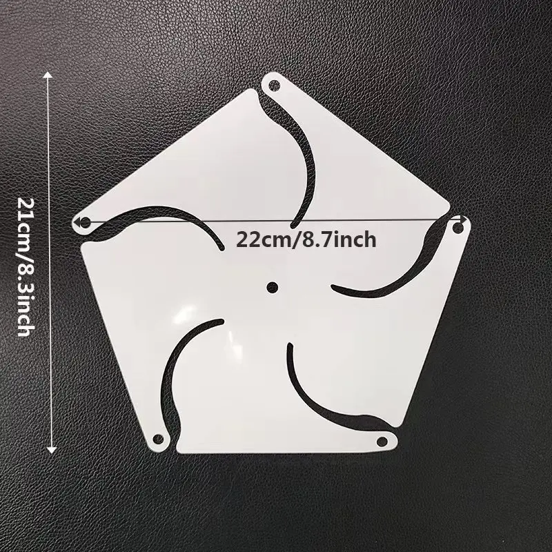 Qualisub Personalized 0.1mm PET Plastic Hand Windmill Sublimation Windmill Blanks Plastic Toy windmill for Sublimation