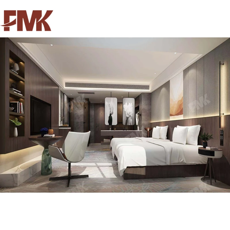 
Modern Bedroom furniture complete Set For 4 Star Hotel Furniture Use 