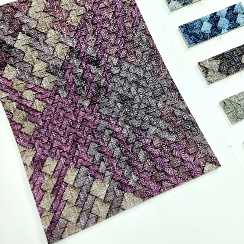 High Quality Eco luxury synthetic PU leather fabric roll material for sofa car and upholstery leather