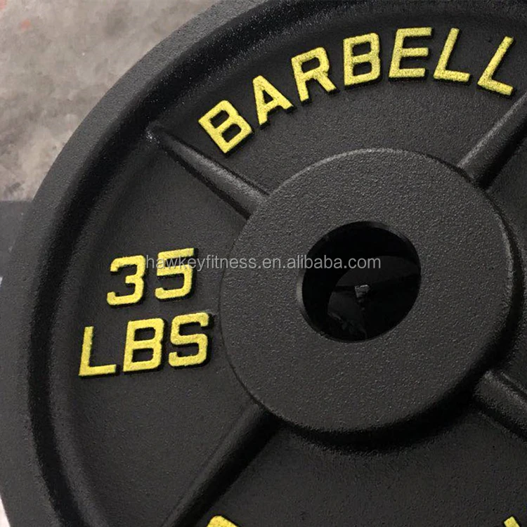 2019 High quality  Popular Sale Cast Iron Barbell Weight Plate