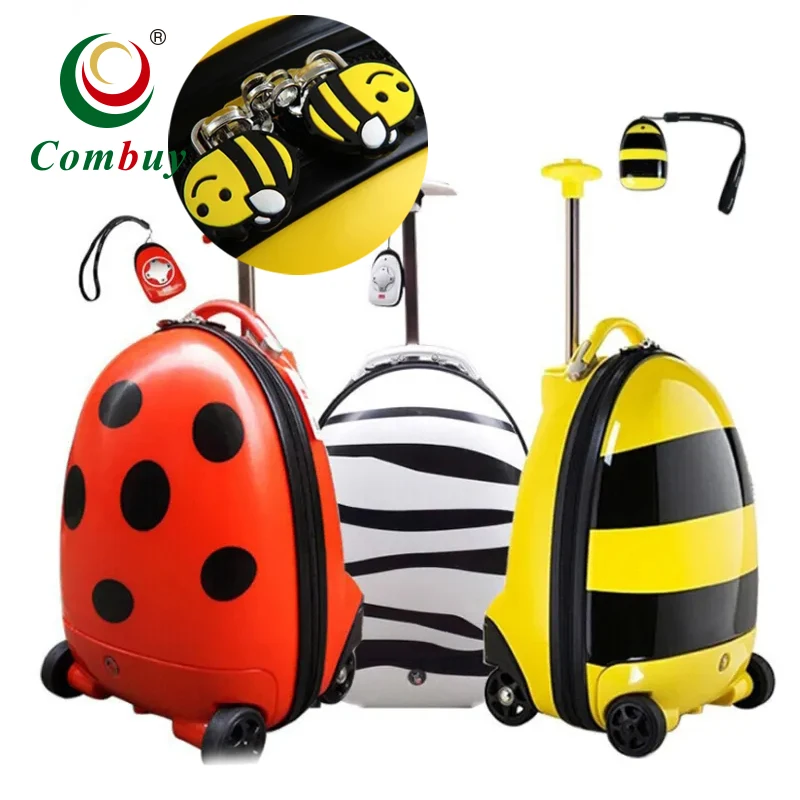 Kids rolling luggage casetrolley remote control walking suitcase