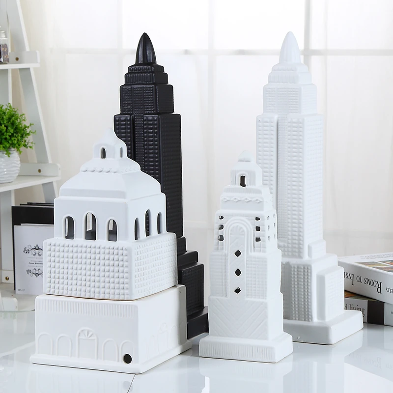 High-end creative ceramic villa decoration counter top can be used separately for wedding decoration and family interior decor