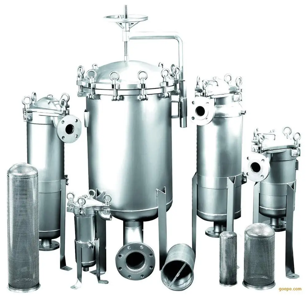 Quickly Flange Cartridges filter housing Filter bag housings with SS304 SS316