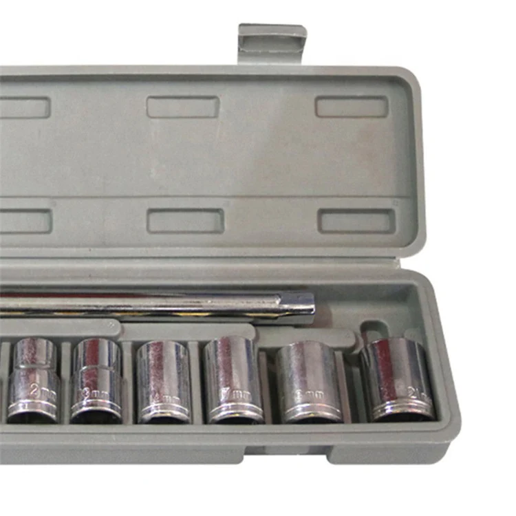 Динамометрический ключ, ручной инструмент, набор торцевых головок из нержавеющей стали 1/4