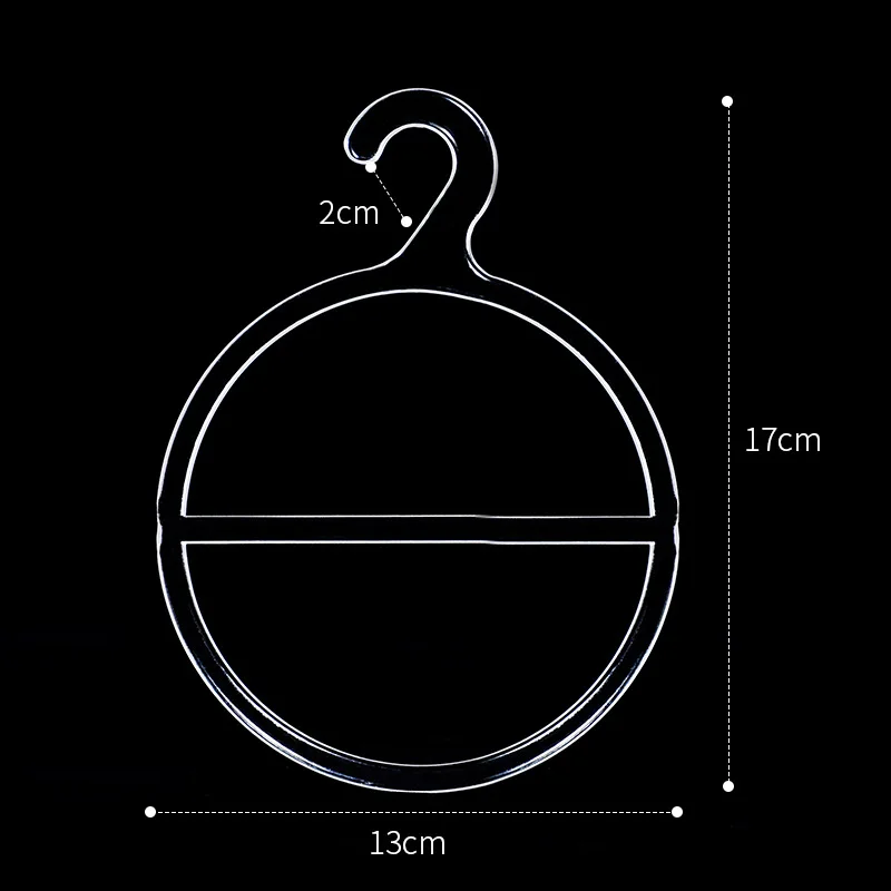 Circle Shape Plastic Scarf Hanger Closet Accessory Scarf Holder Plastic Towel hijab Shawl Ring Display Scarf Hangers