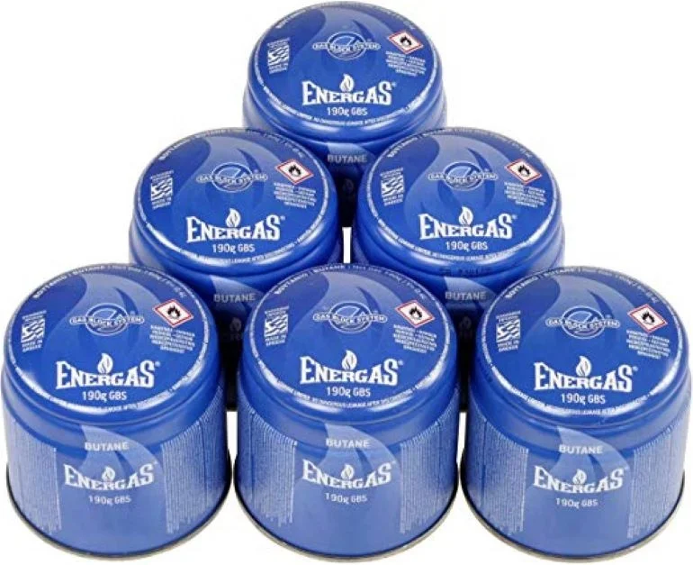  Energas 190gr Gas Cartridges With Block System Maximum Safety