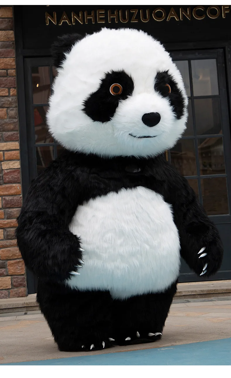 Wholesale Panda Mascot Costume Polar Bear Costume for Cosplay Party Adult Halloween Animal Inflatable Costume