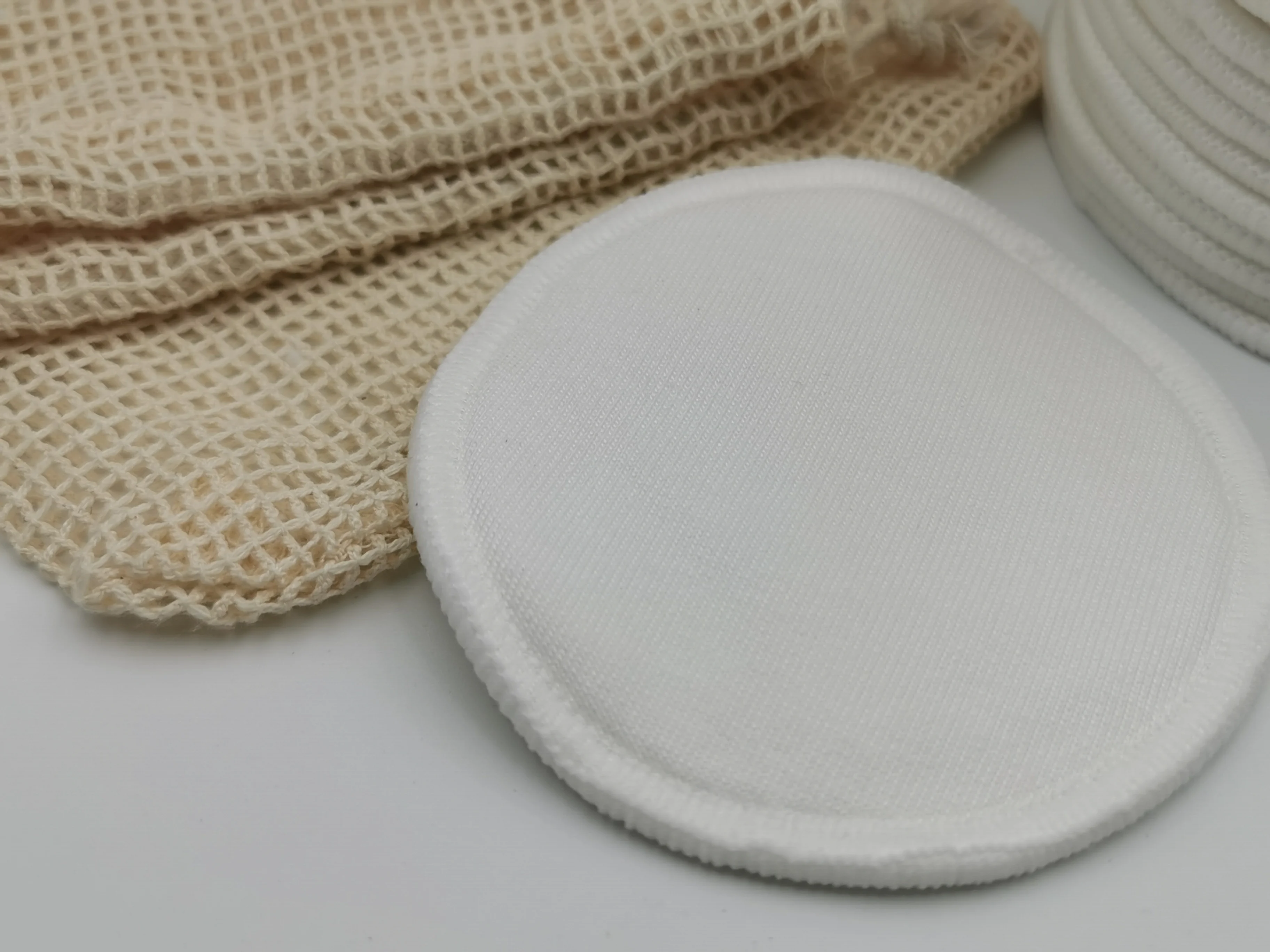 
Hot selling washable organic bamboo cotton pads makeup cotton facial pads 
