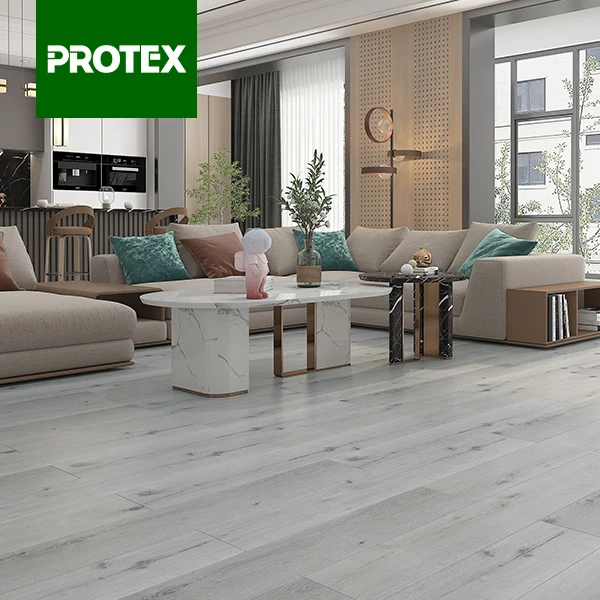 Protex free sample spc material super high gloss waterproof click tiles vinyl flooring