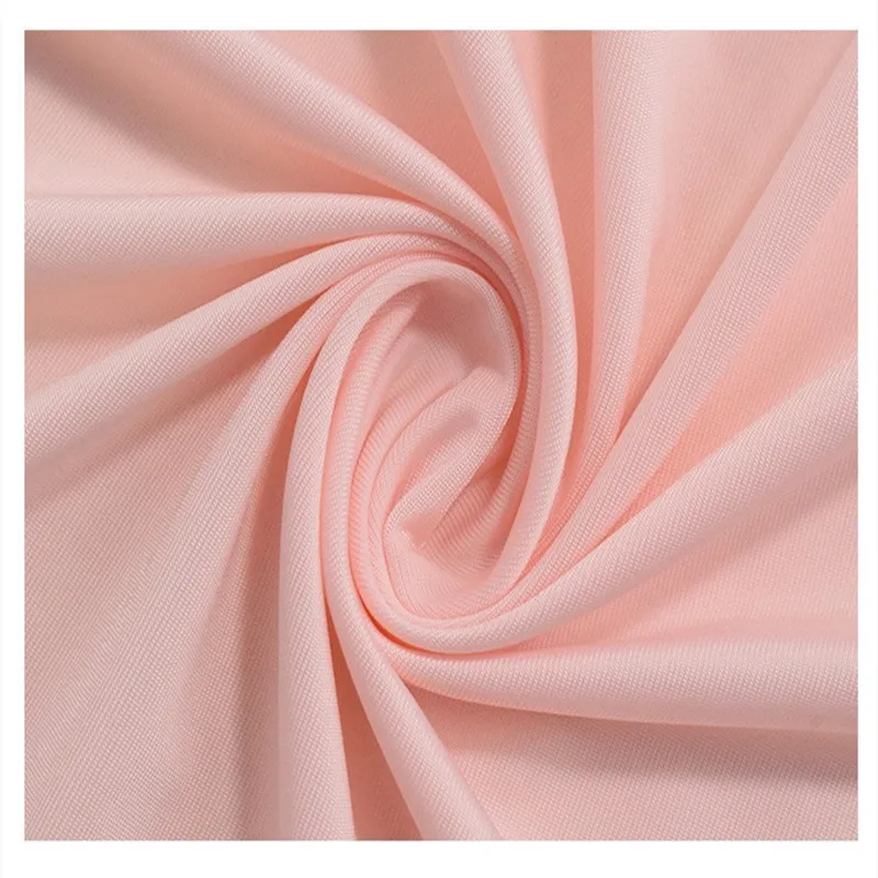 95 Polyester 5 Spandex Soft Solid Dyed Knitted Scuba Fabric For Fashion Garment Dress