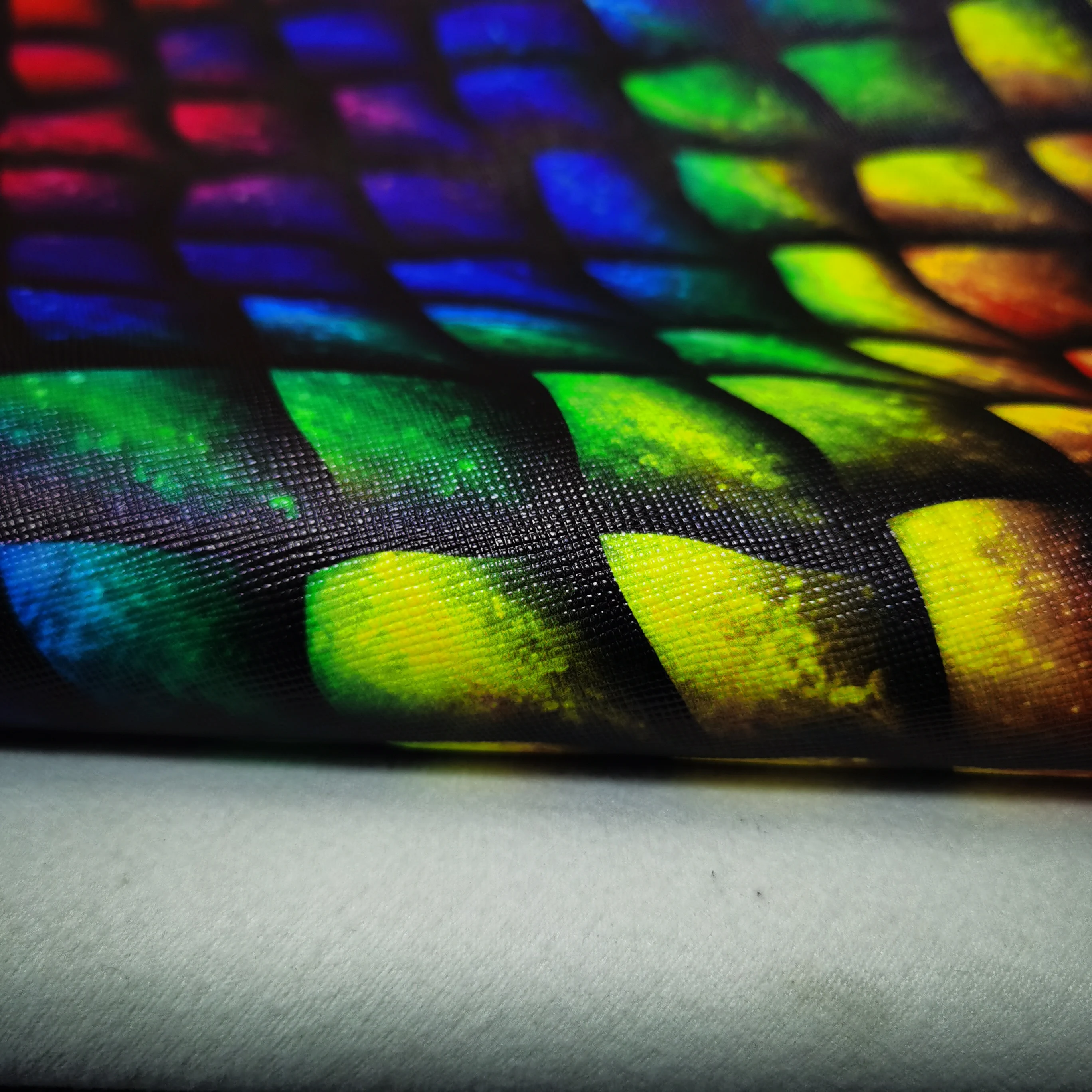 Synthetic Leather Products With PU Fabrics  For Bags and Sofa digital printing