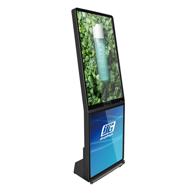Full Color Digital Signage BillBoard  Indoor 32inch portable digital signage kiosk with led light box
