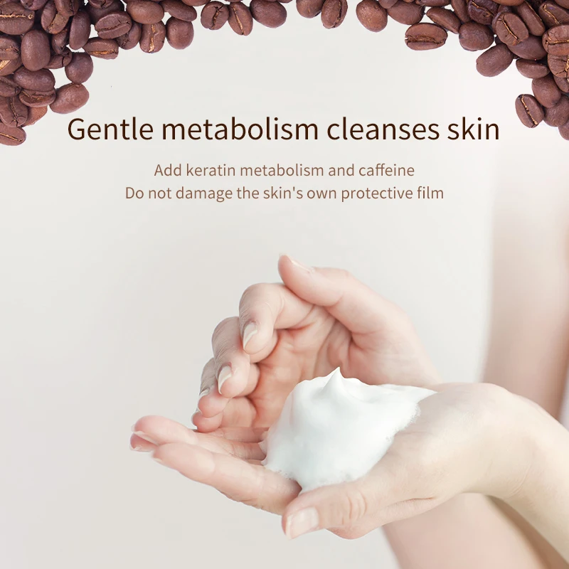 Trending Products 2024 New Arrivals Private Label Beauty Organic Skin Care Products Coffee Extract Facial Cleanser For Women