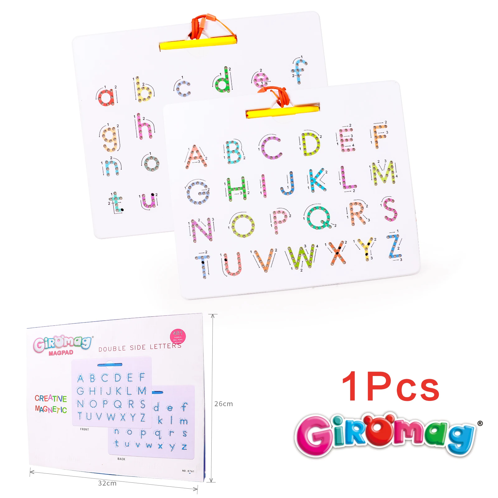 Hot Sale Magnetic Writing Board Toy Interesting Learning Magnetic Drawing Board With Pen Portable Kids Magnetic magpad