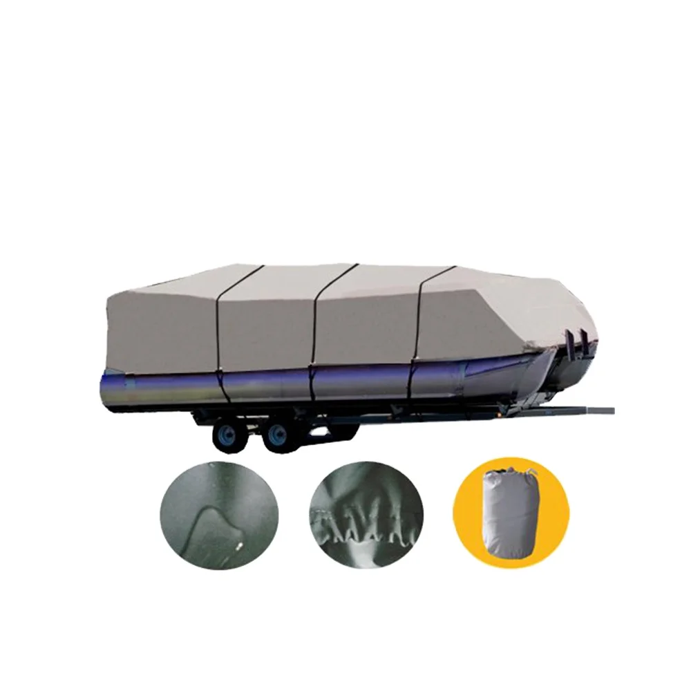 Requiring no additional tools pontoon boat covers for boat