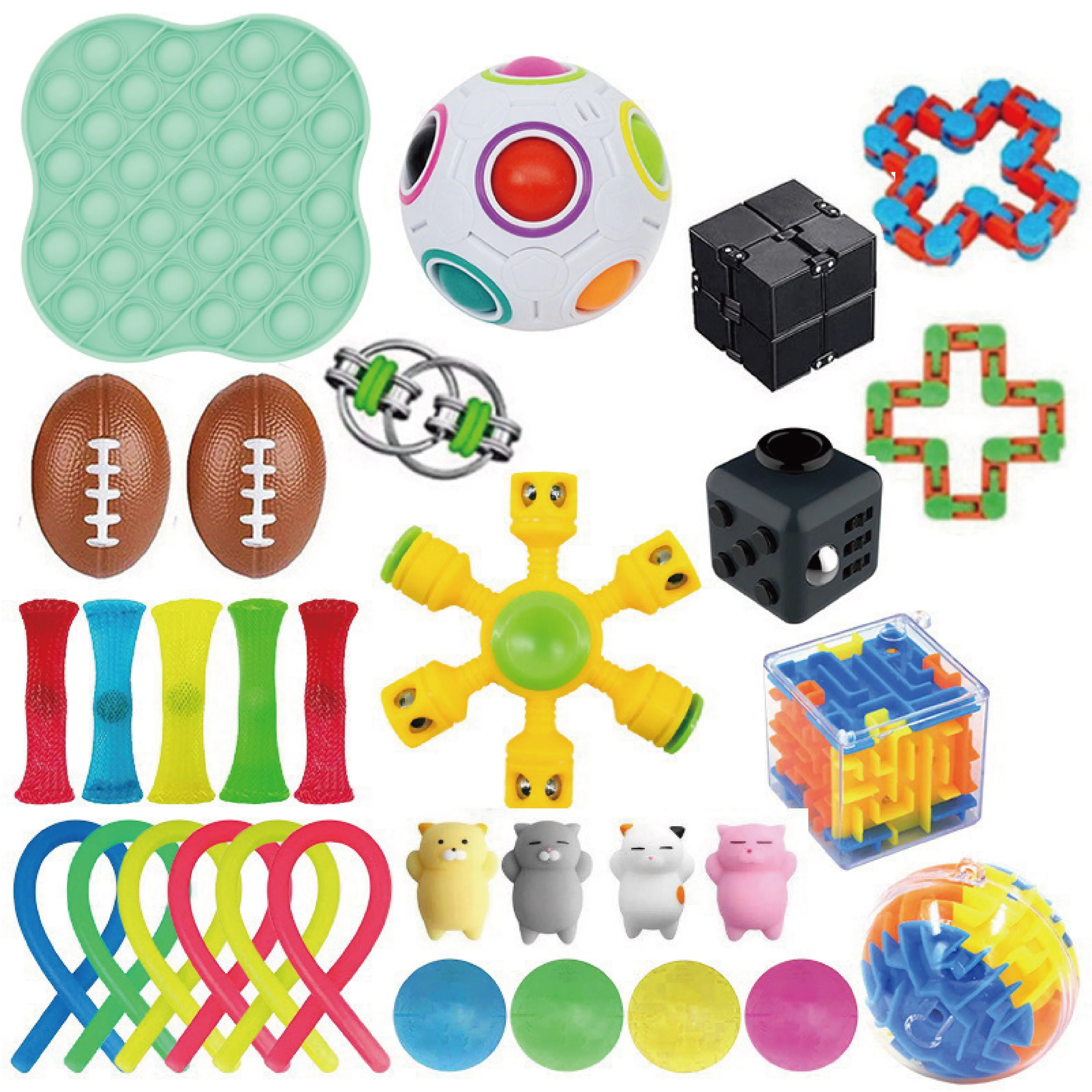 
Sensory Fidget Toys Set Sensory Tools Bundle Stress Relief Hand Toys Kids Autism Fidget Sensory Toy Set 