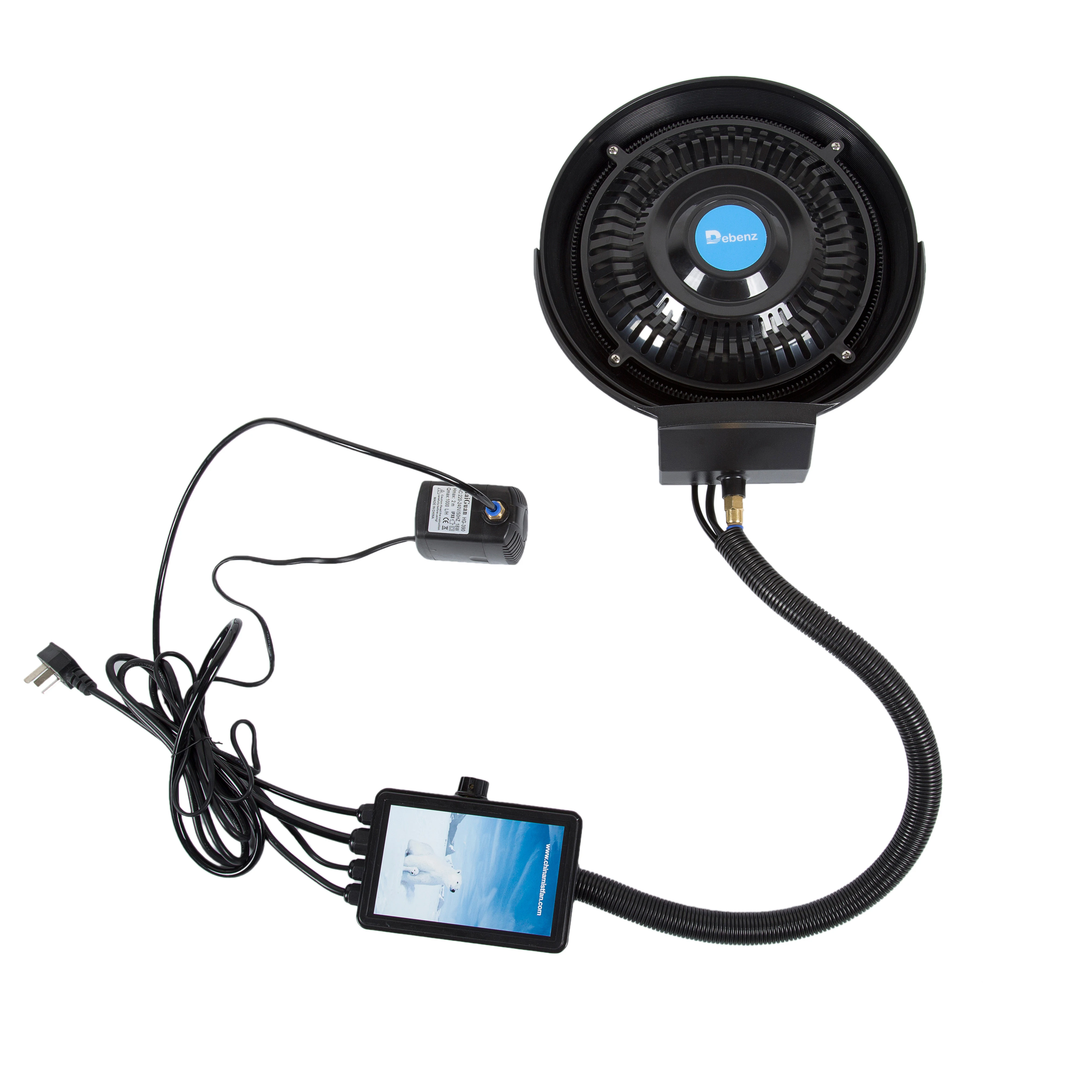 Perfect Spare Parts to Change Normal Fan Into Mist Fan Wholesale Centrifugal Water Misting Kit