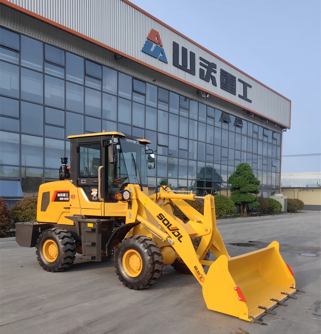 SOVOL SW936 Telescopic wheel loader 2.0ton TL2000 2000KG CE Approved attachments four wheel drive telescopic boom mini loader