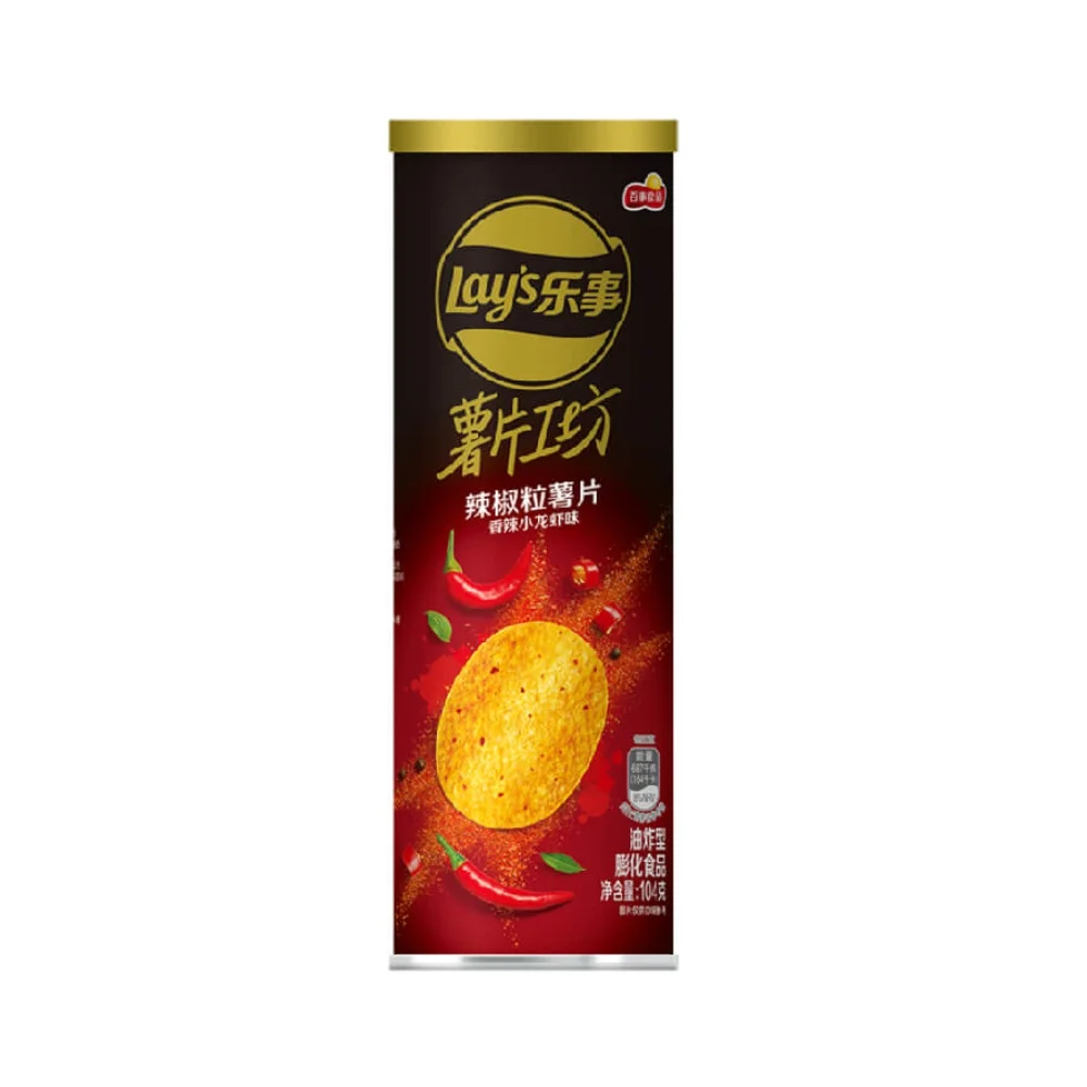 Wholesale lays 104g Potato Chips Canned Exotic Potato Chips