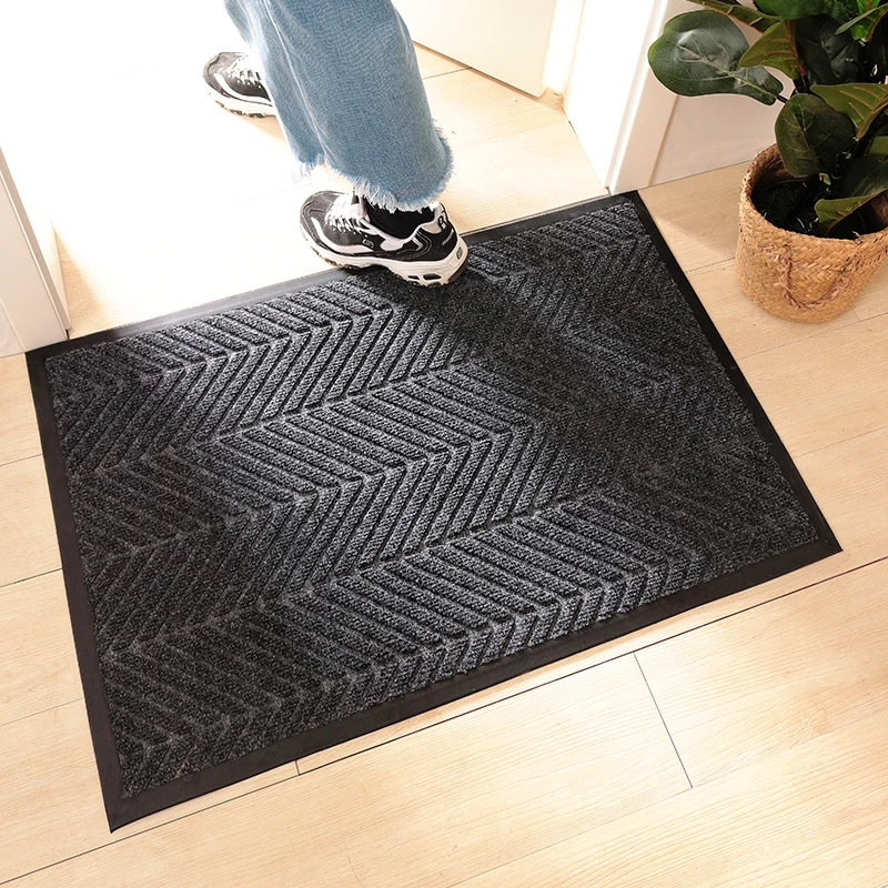 Recycled Rubber Crumb Powder Granule Waste Used Tire Sublimation Printed Floormats Footmats Doormats