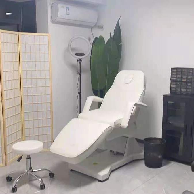 3 Motors Electric Clinic White Spa Beauty Facial Barber Tattoo Massage  Chair