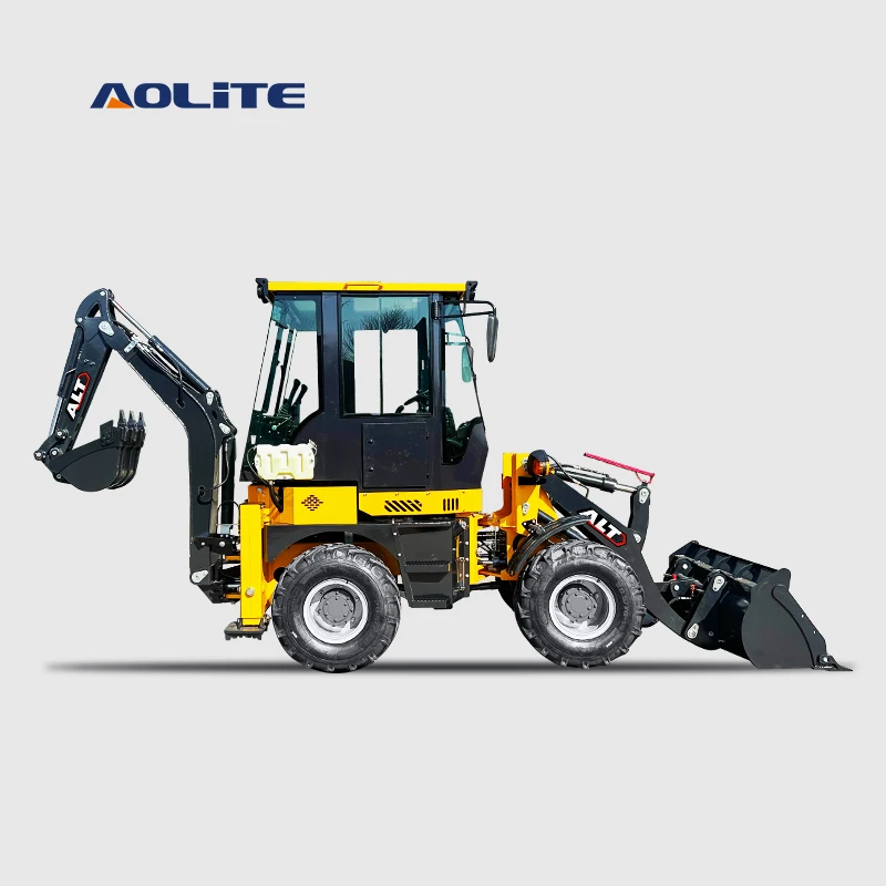 AOLITE ALT BL35-12 1.2ton высококачественный сельскохозяйственный экскаватор колесный погрузчик 4x4 экскаватор-погрузчик Китай торговля по цене