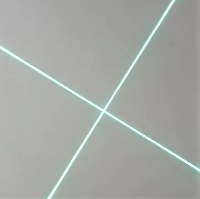 12*25mm  Semi-conductor Green  Cross line laser diode module  505nm-525nm 5mw-10mw voltage at 3V-7V for leveling and marking