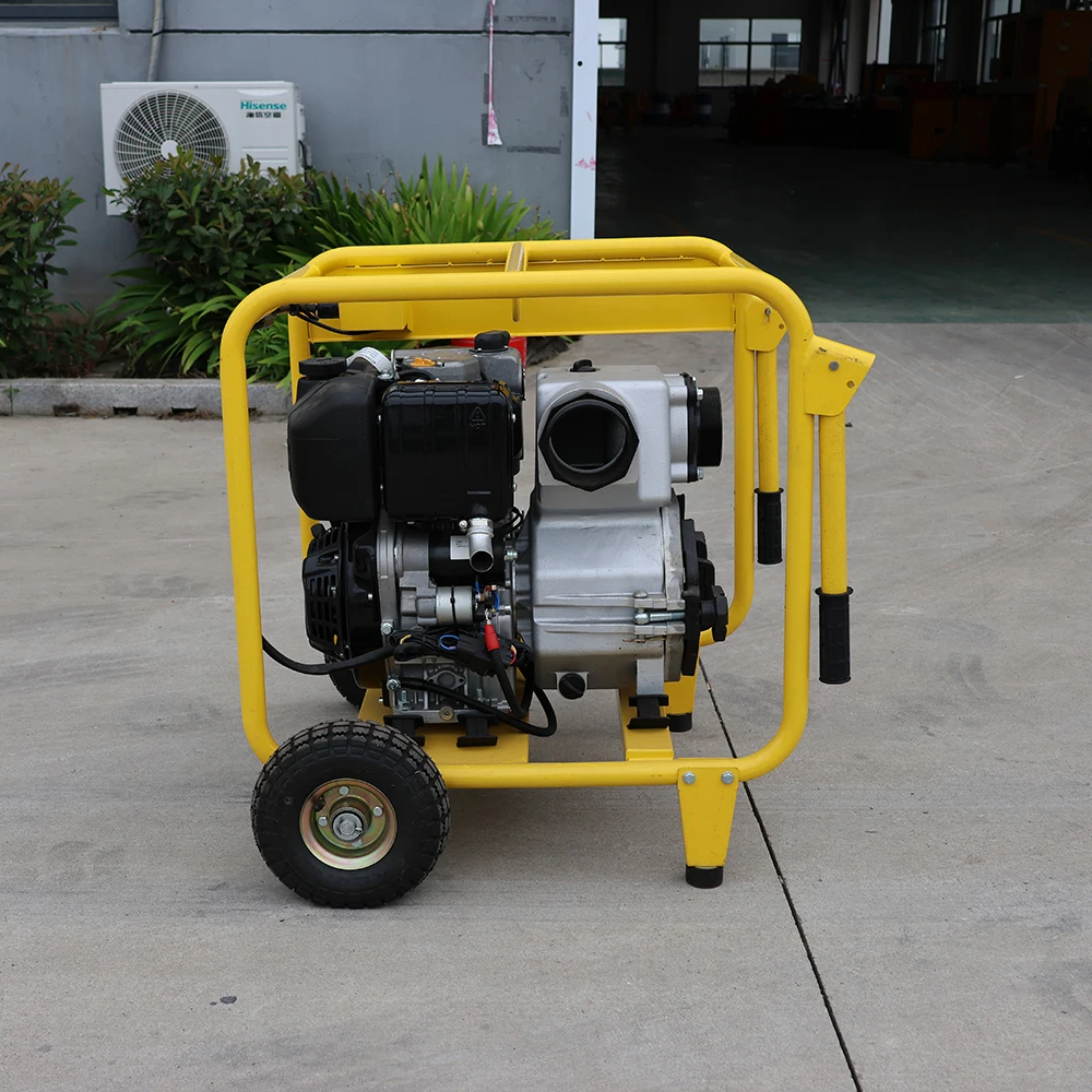 factory sale self priming sump pump truck with two-wheels