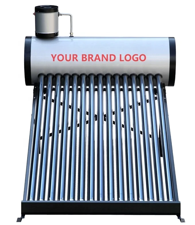 Brand logo can be customized Vacuum Tube Solar Collector Calentador de agua solar sin presion Non-pressurized solar water heater