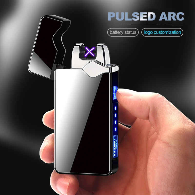 JL 315 Electric Windproof Plasma Arc custom smoking accessories Cigarette Lighter Best Business Gift