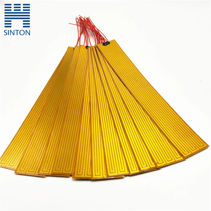 Thin Kapton Polyimide film heater Electric Heated Panel Pad Mat
