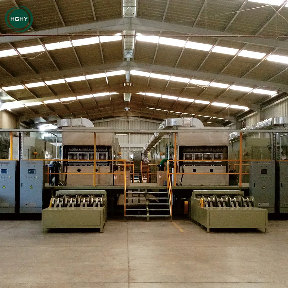 Hghy Top Sale Pulp Moulding Machine Manufacturer High Efficiency and Supper Quality Egg Tray Making Machine Paper With Driyer