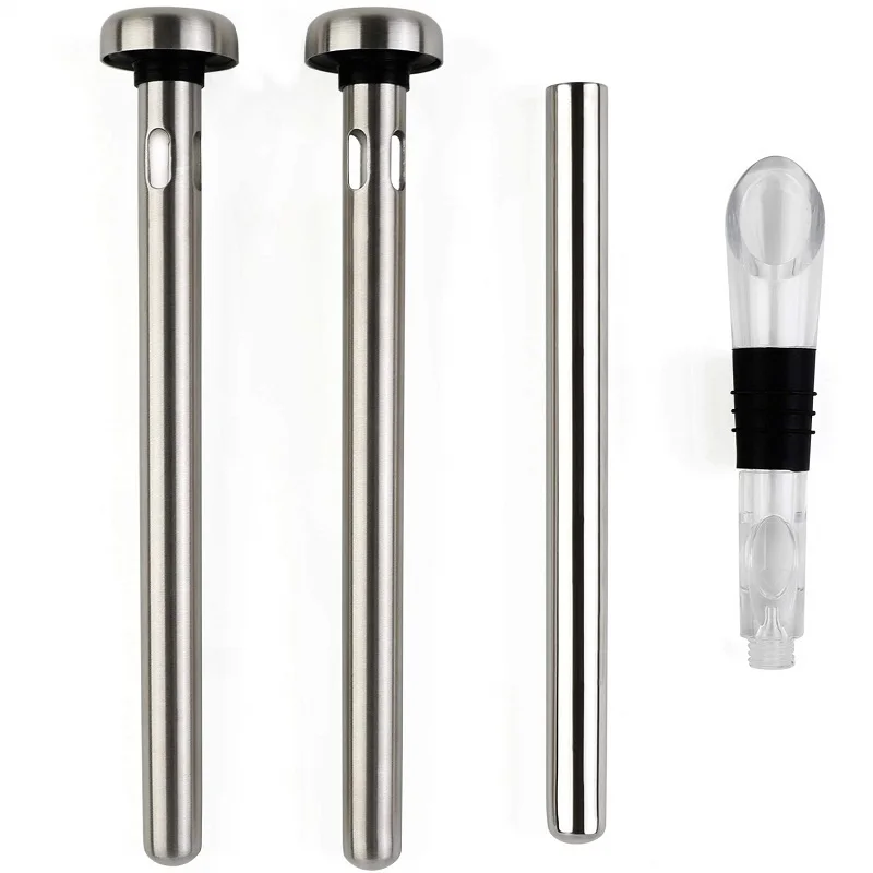 3-in-1 Stainless Steel Wine Chiller wine cooler stick wine cooling stick