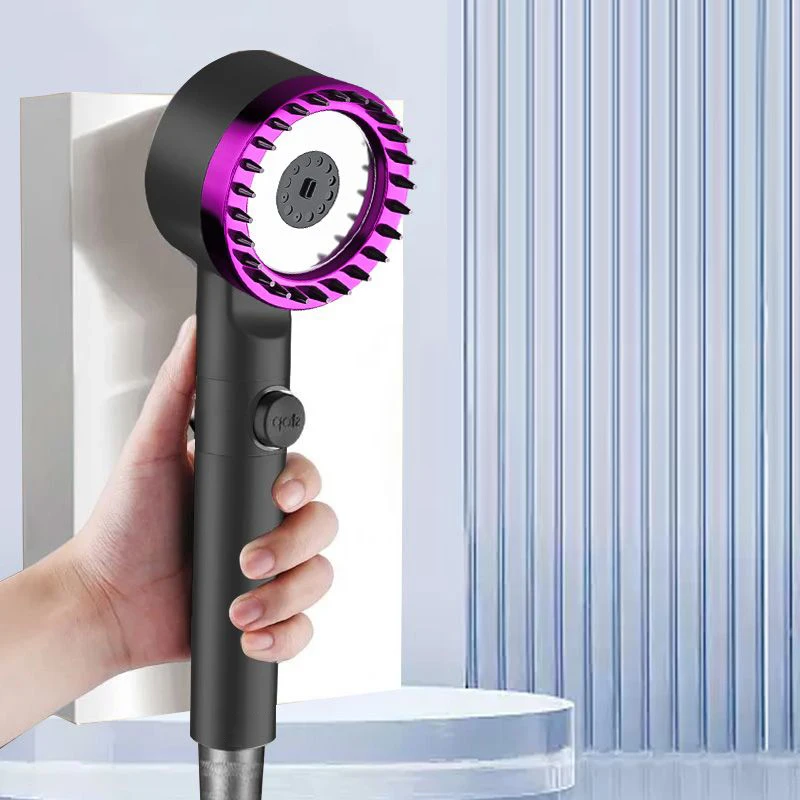 Four-function massage shower fixtures modern shower set filter hand shower head with handheld high pressure