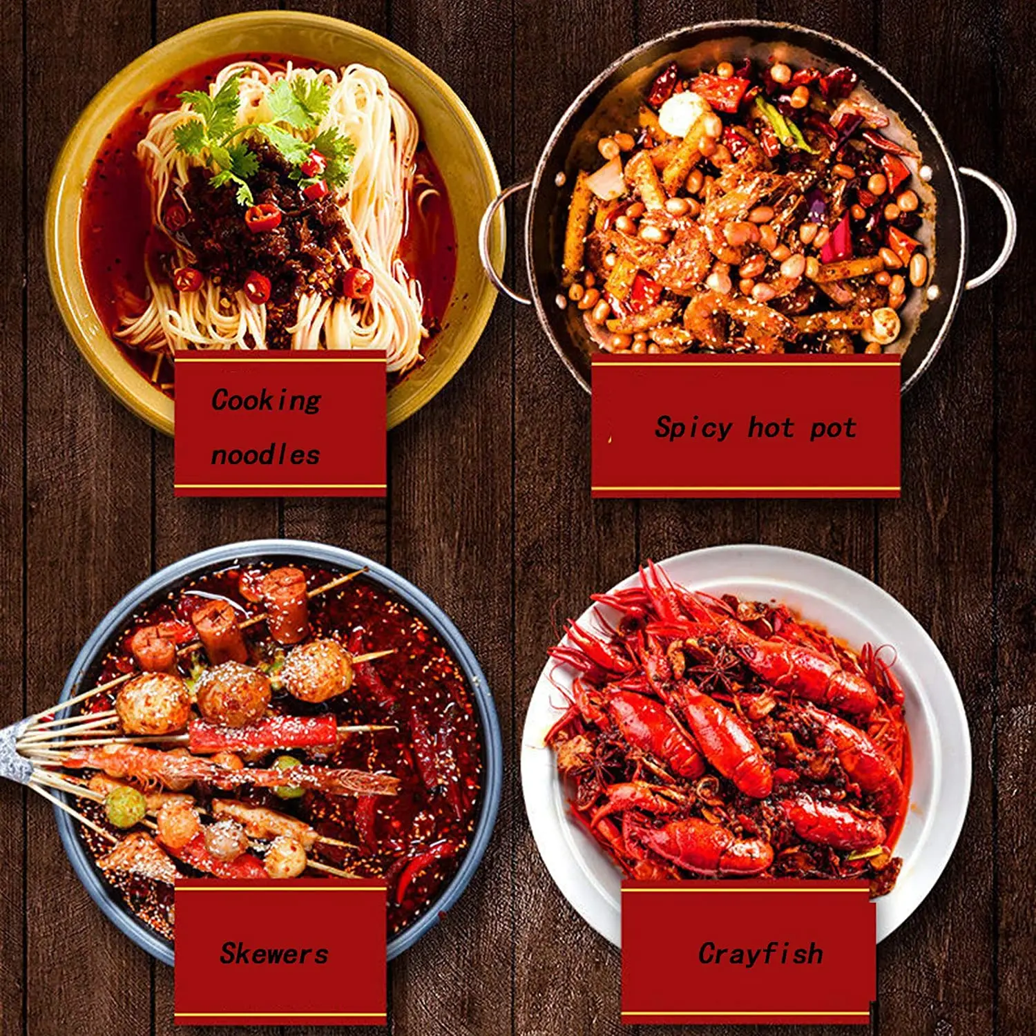 Liu Po 15g hotpot soup base wholesale vegetable oil hot pot condiment seasoning for restaurants and family cooking