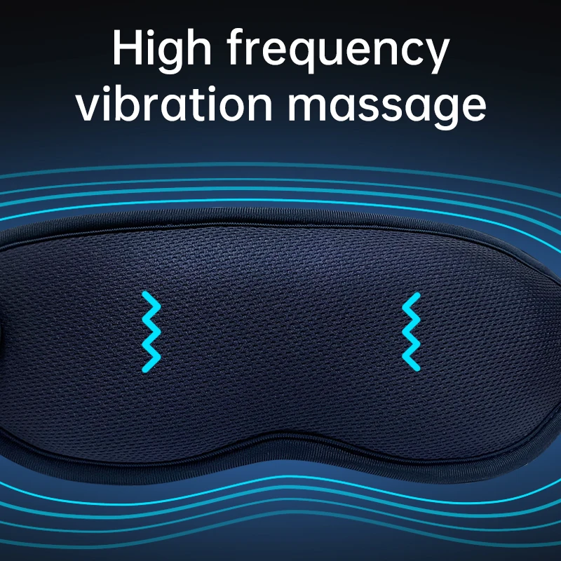 New Arrivals Private Label Portable Smart Mini Vibration Hot Cold Compress Electric Eye Massager