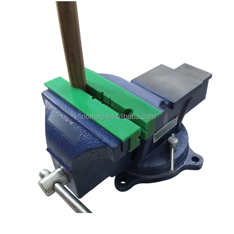Strongly Magnetic Vise Jaw Pads, TPU, Multi-groove and Textured Inserts, for Clamping Woodworking Metal Plastics