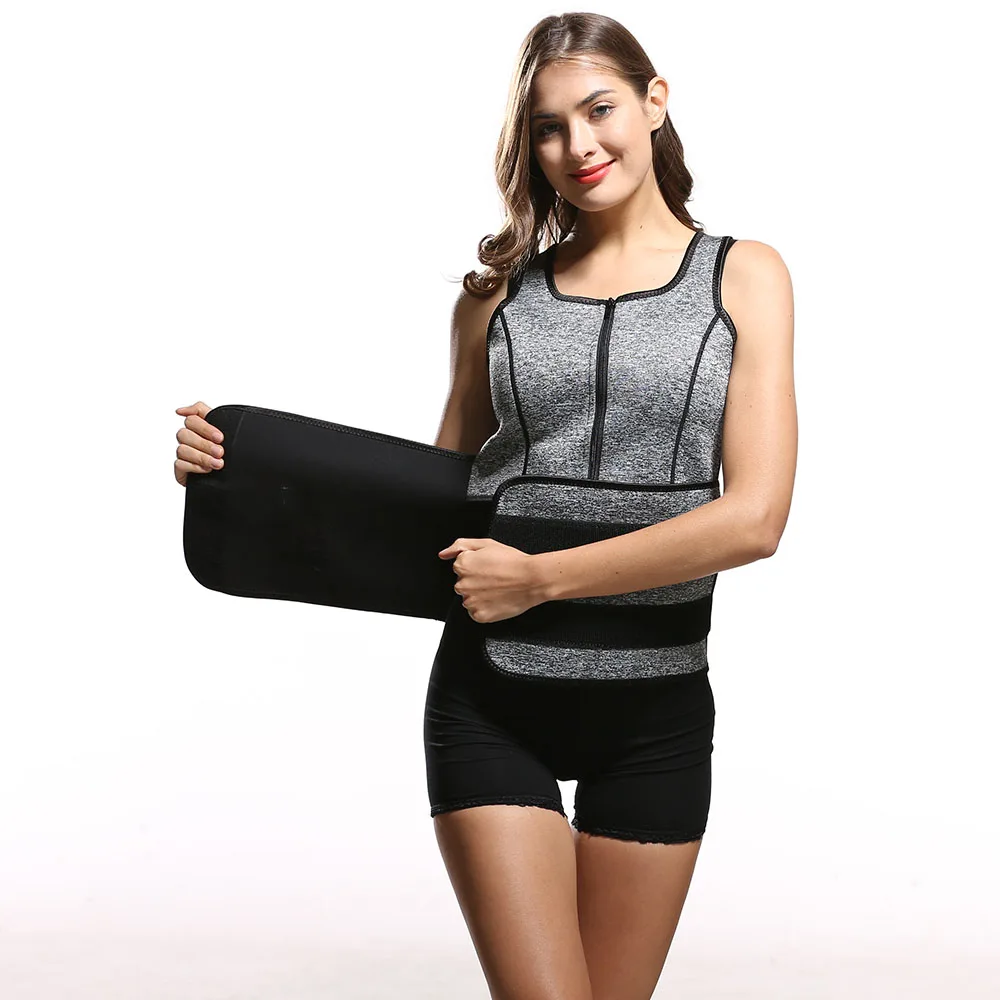 High quality hot selling neoprene zipper waist corset shaper slimming vest