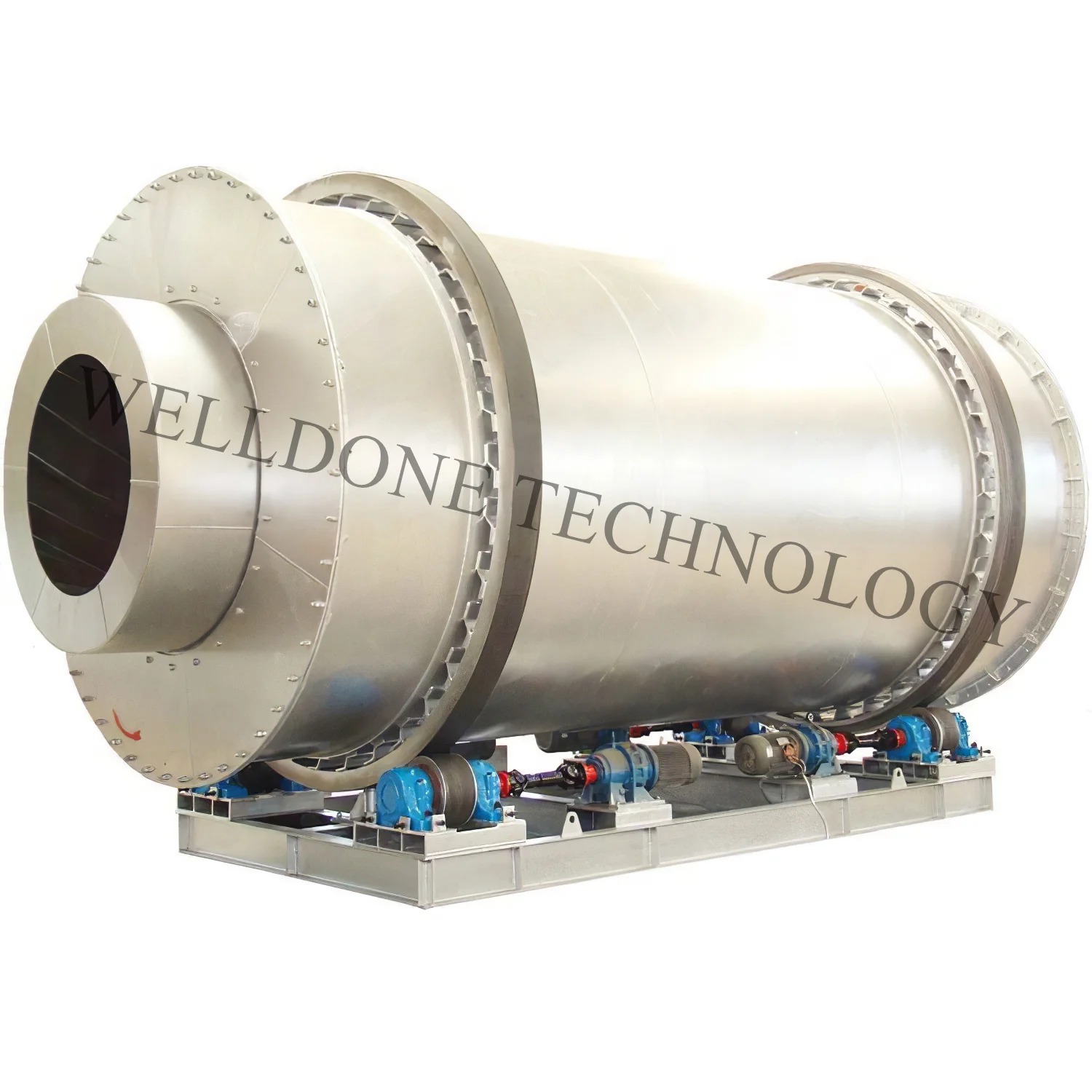 New Design Biomass Sawdust Dryer Wood Chips Paddy Straw Rotary Drum Dryer