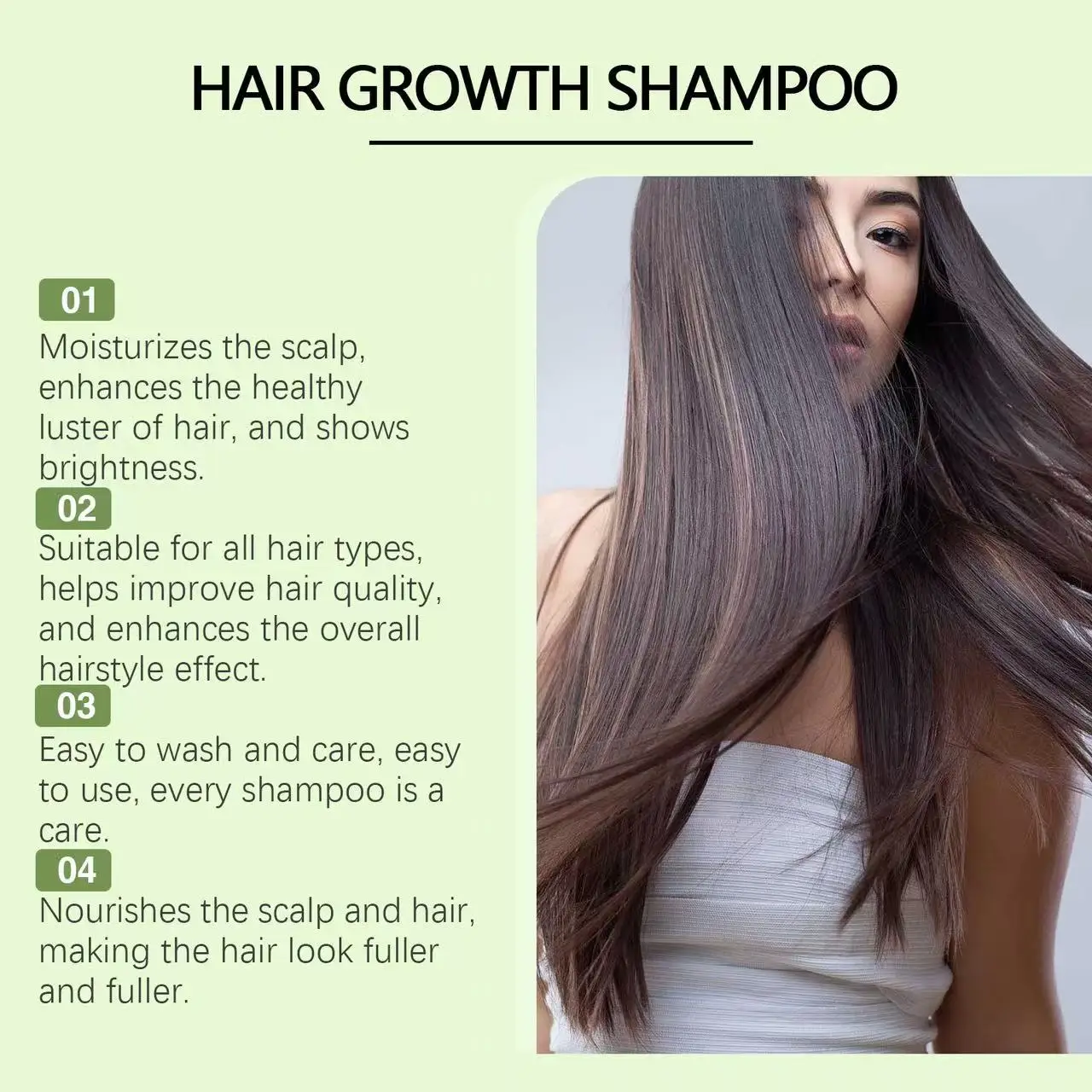 OEM Private Label Organic Refreshing Sulfate Free Shampoo Avocados Hair Care Product Avocado Shampoo