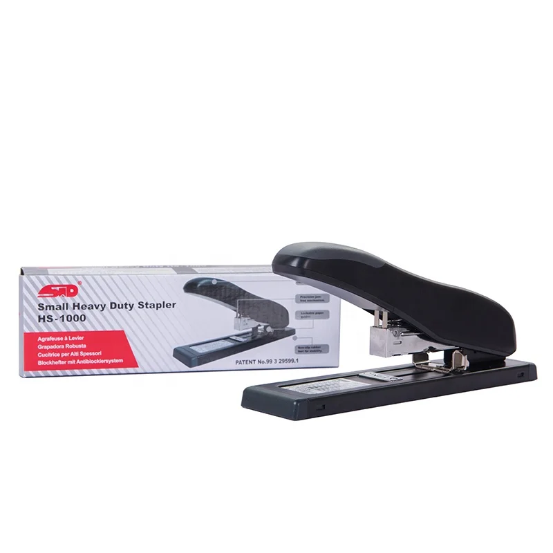HS-1000 Office Stapler 100 Sheet Capacity Stapler No.24/6,24/8,26/8,23/6,23/8,23/10,23/13 Staples Small Heavy Duty Stapler
