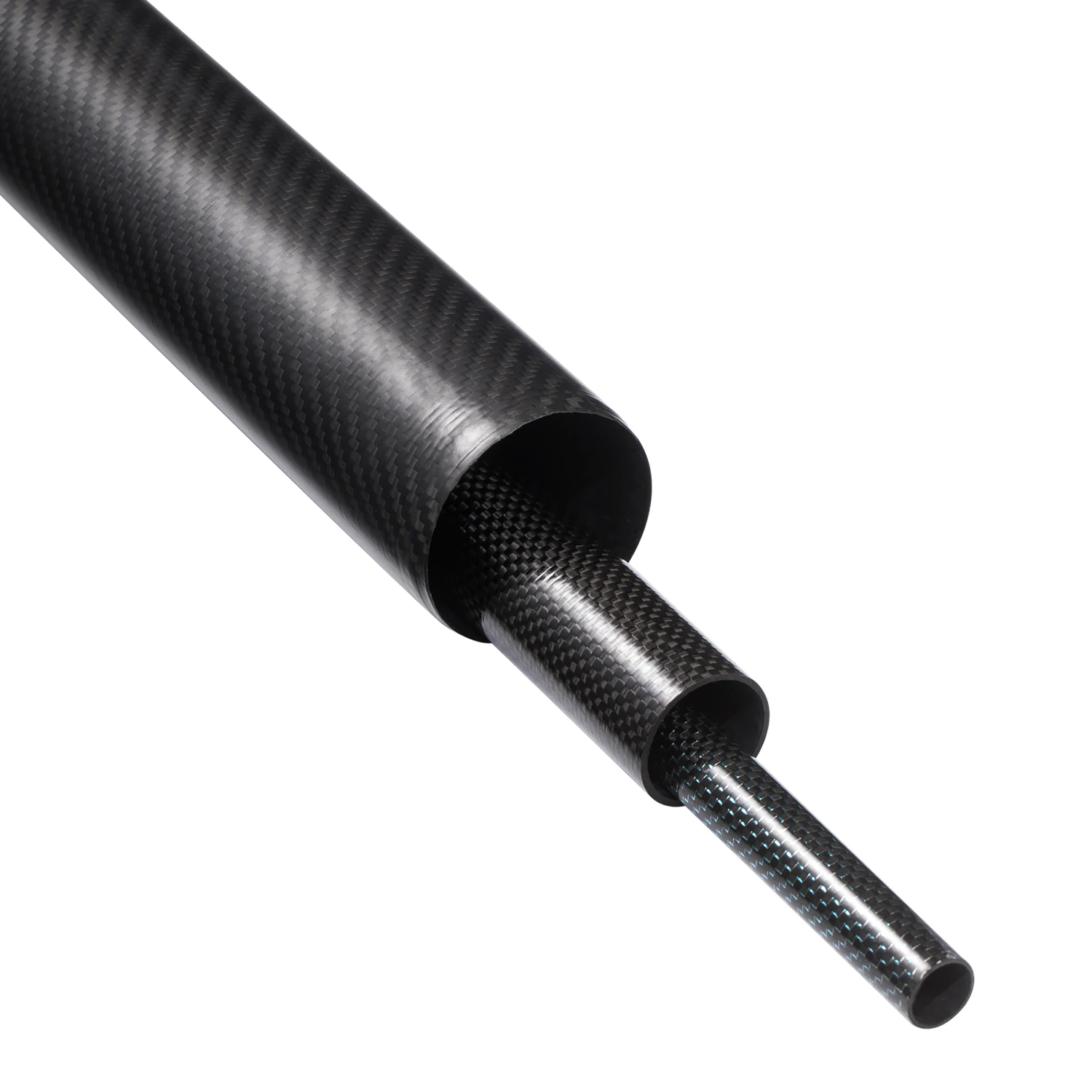 Whale stone High Strength 3k Carbon Fiber Tube Supports Customized Filigree carbon fiber tube