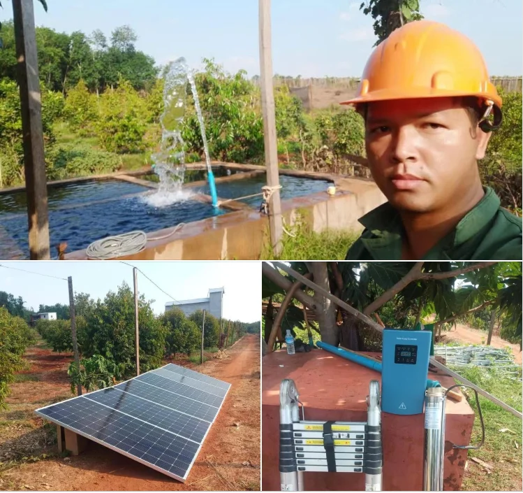 Hybrid Dc Brushless Solar Powered dc solar water pump Commercial Agricultural Irrigation 2200w hybrid solar pump