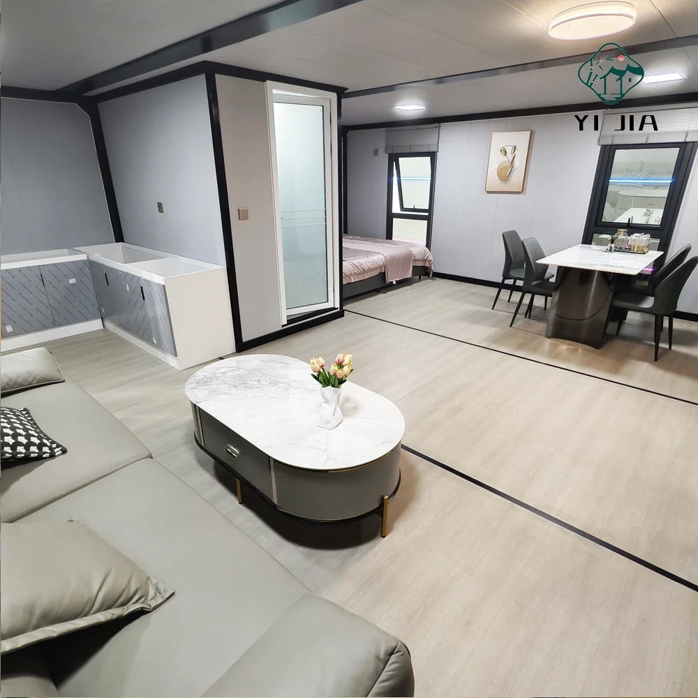 Prefab Modern Living Expandable Container House portable foldable flat pack 20ft modular prefab house Office Workshop